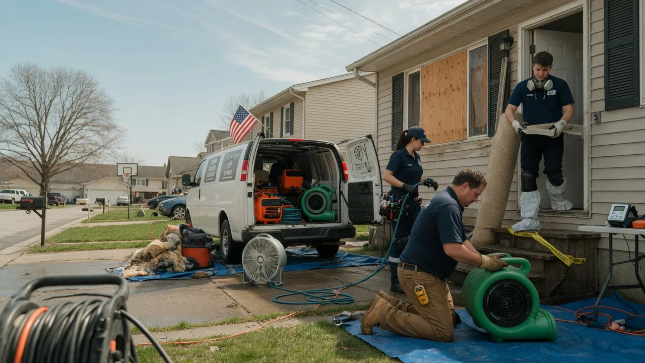 Water Damage Restoration in Spivey, KS near me